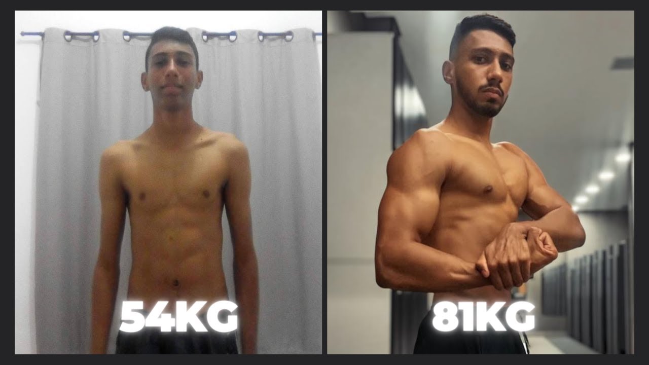 EVOLUÇÃO ECTOMORFO NATURAL +27kg