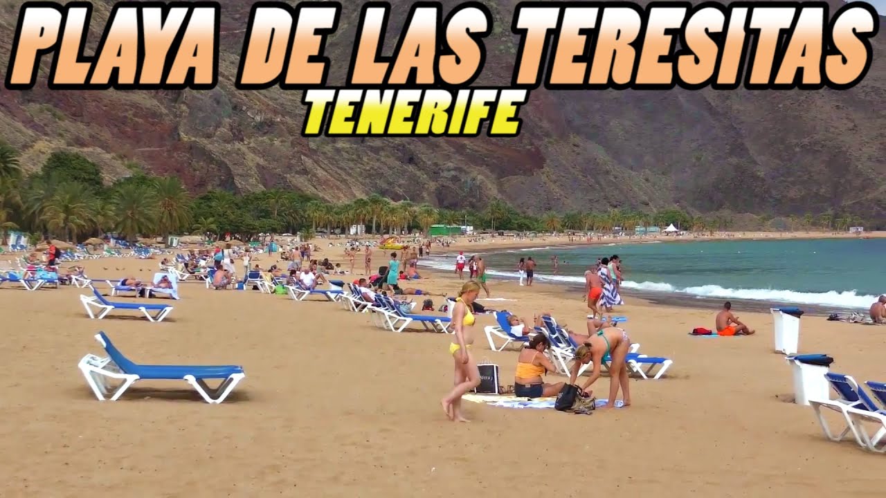 PLAYA DE LAS TERESITAS - Tenerife (4k)