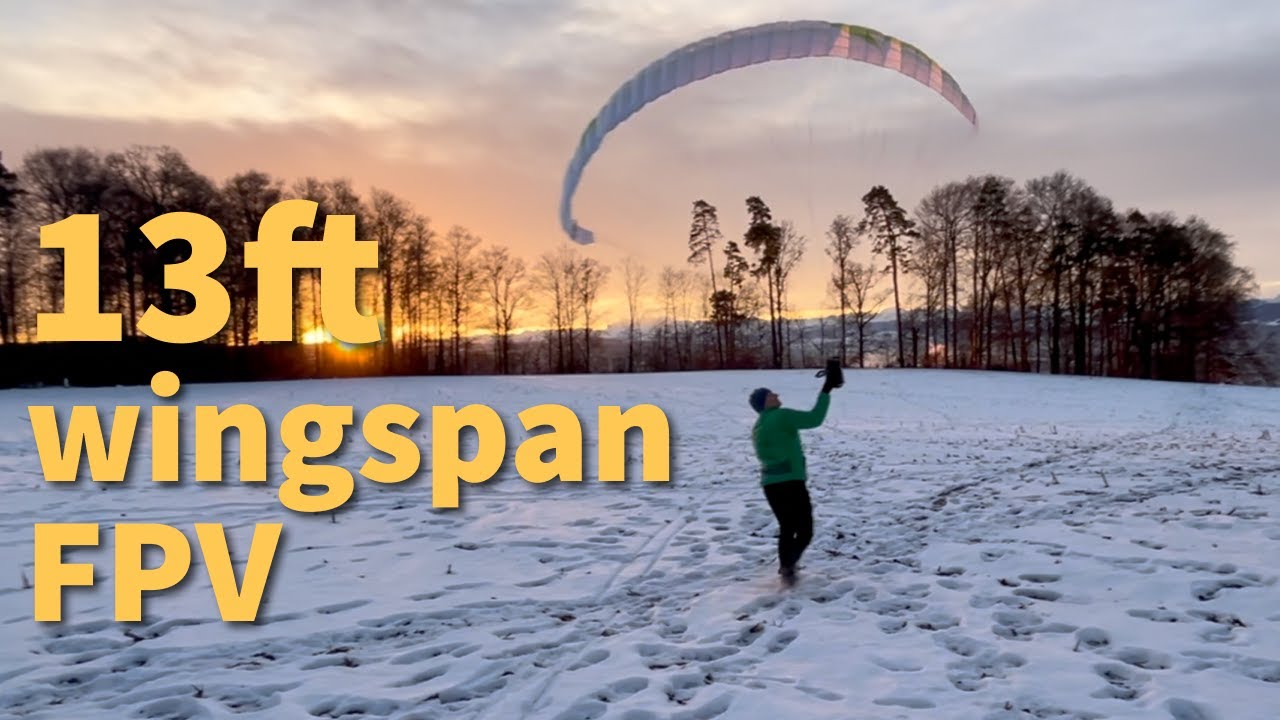 RC Paraglider - The largest, most portable FPV aircraft