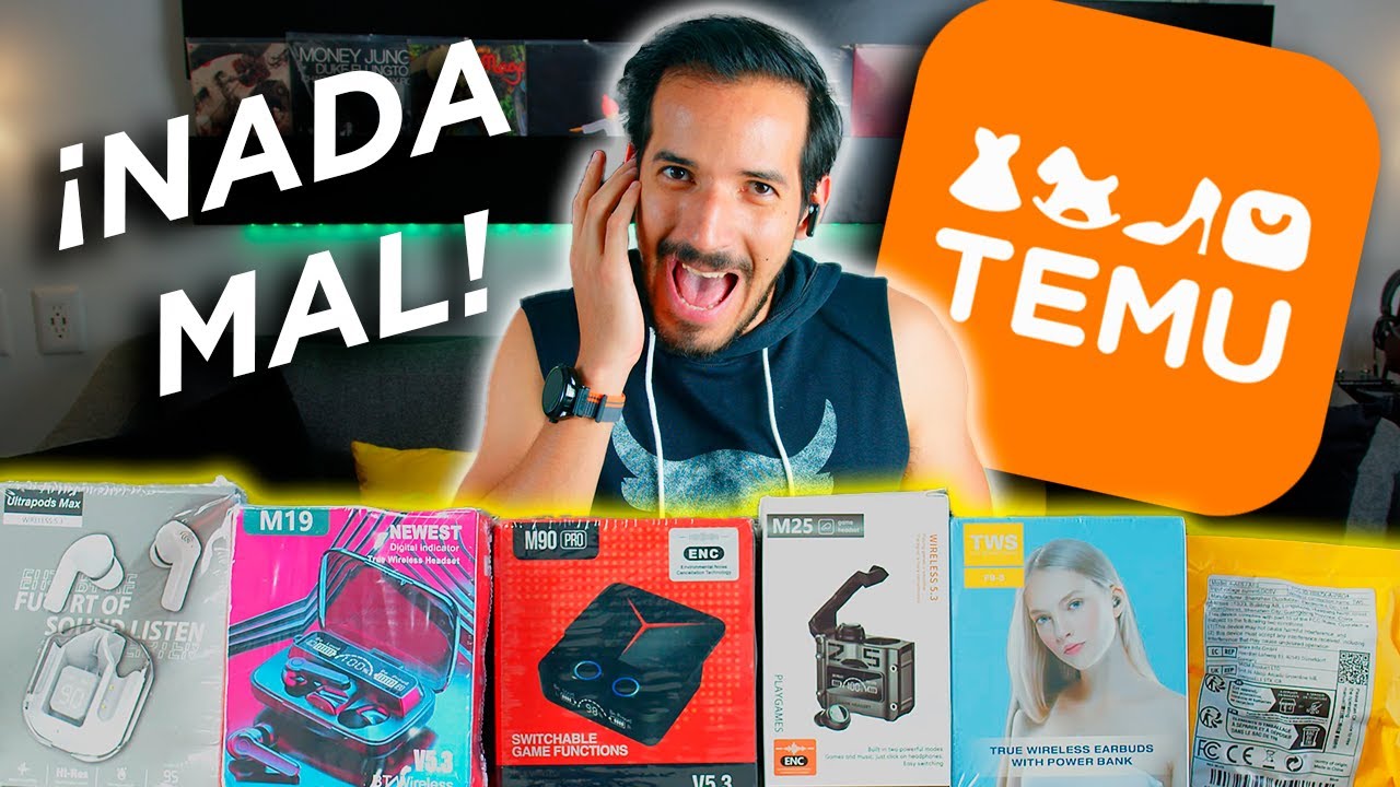 Compré los AUDÍFONOS MÁS POPULARES DE TEMU🤯🤯🤯Parte 1