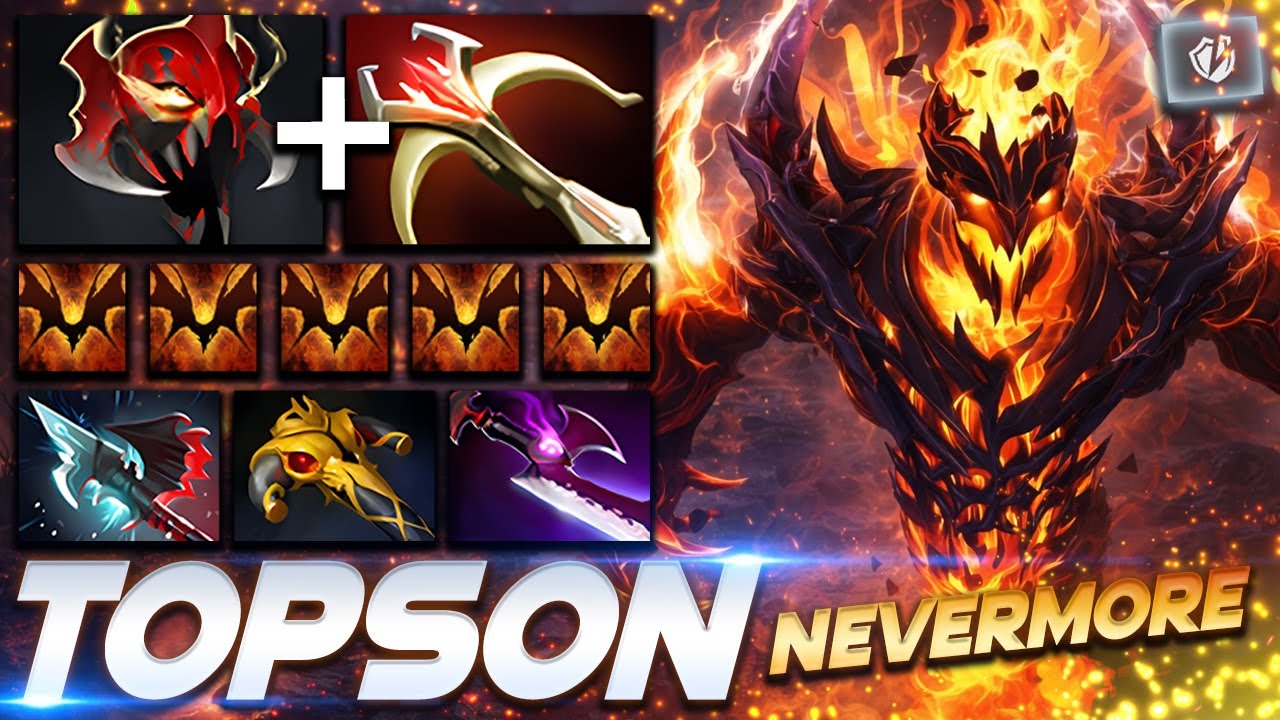 Topson Shadow Fiend Nevermore - Dota 2 Pro Gameplay [Watch & Learn]