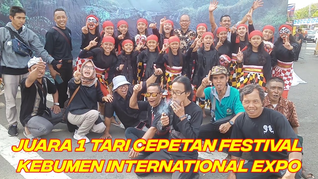 JUARA 1 TARI CEPETAN FESTIVAL KEBUMEN INTERNATIONAL EXPO 2023 DARI SD N 1 WATUKELIR KECAMATAN  AYAH