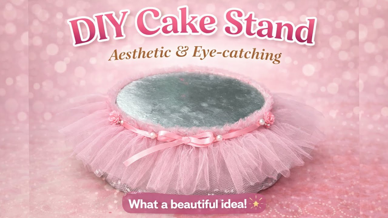 DIY CAKE STAND USING CARDBOARD | Homesneedcrafts | Diy birthday hacks in budget 