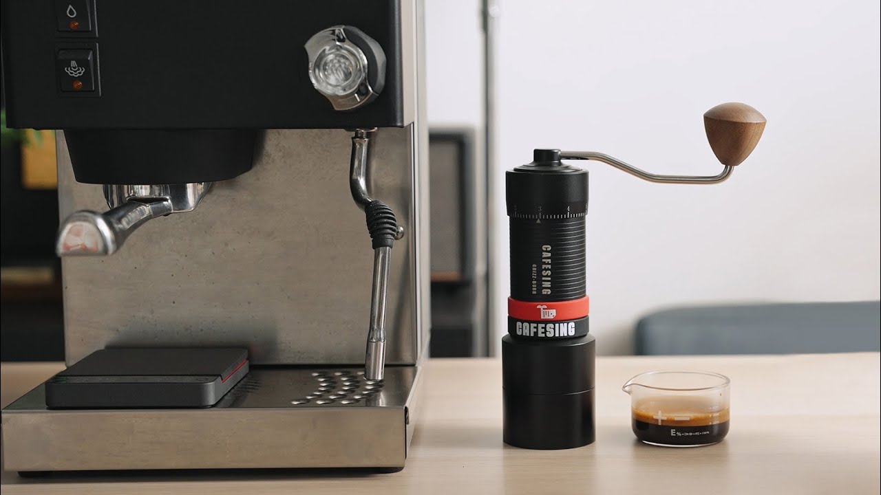 CafeSing GRIZZ 63 Manual Coffee Grinder with Innovative 63mm Conical Burr