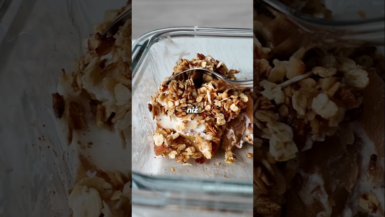 JEDNOPORCJOWA SZARLOTKA 🍎🥧 #fitszarlotka #szarlotka #deser #fitciasto #fitdeser #zdroweprzepisy