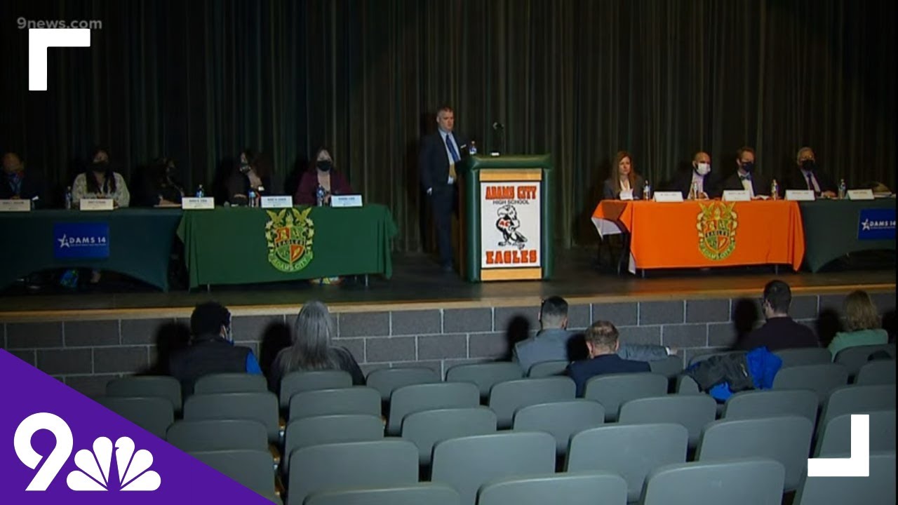 Adams 14 School District holds news conference on management company