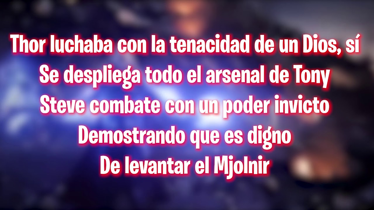 Avengers: Endgame - Final del Juego *Letra / Lyrics* [Keyblade] (¡¡Con Spoilers!!)