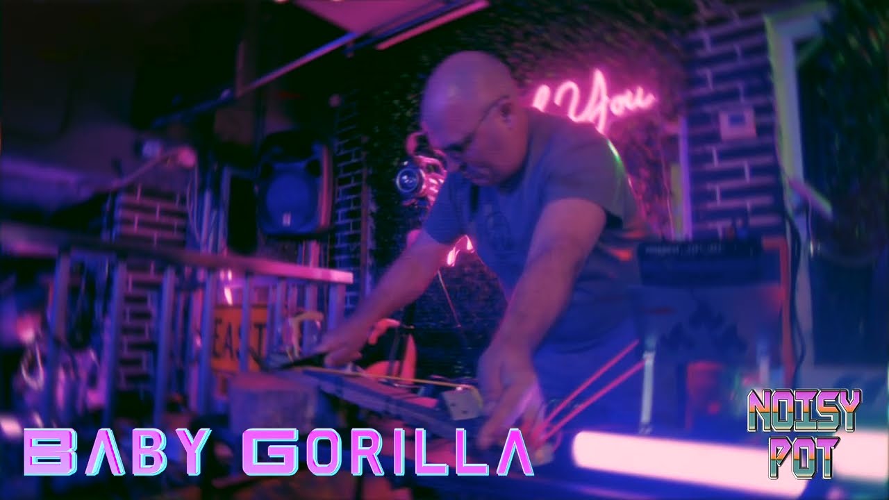 Baby Gorilla Live 2/22/25 hardware set @ NOISY POT (Roland SP 404 MK2) Lil Havana, Miami, FL