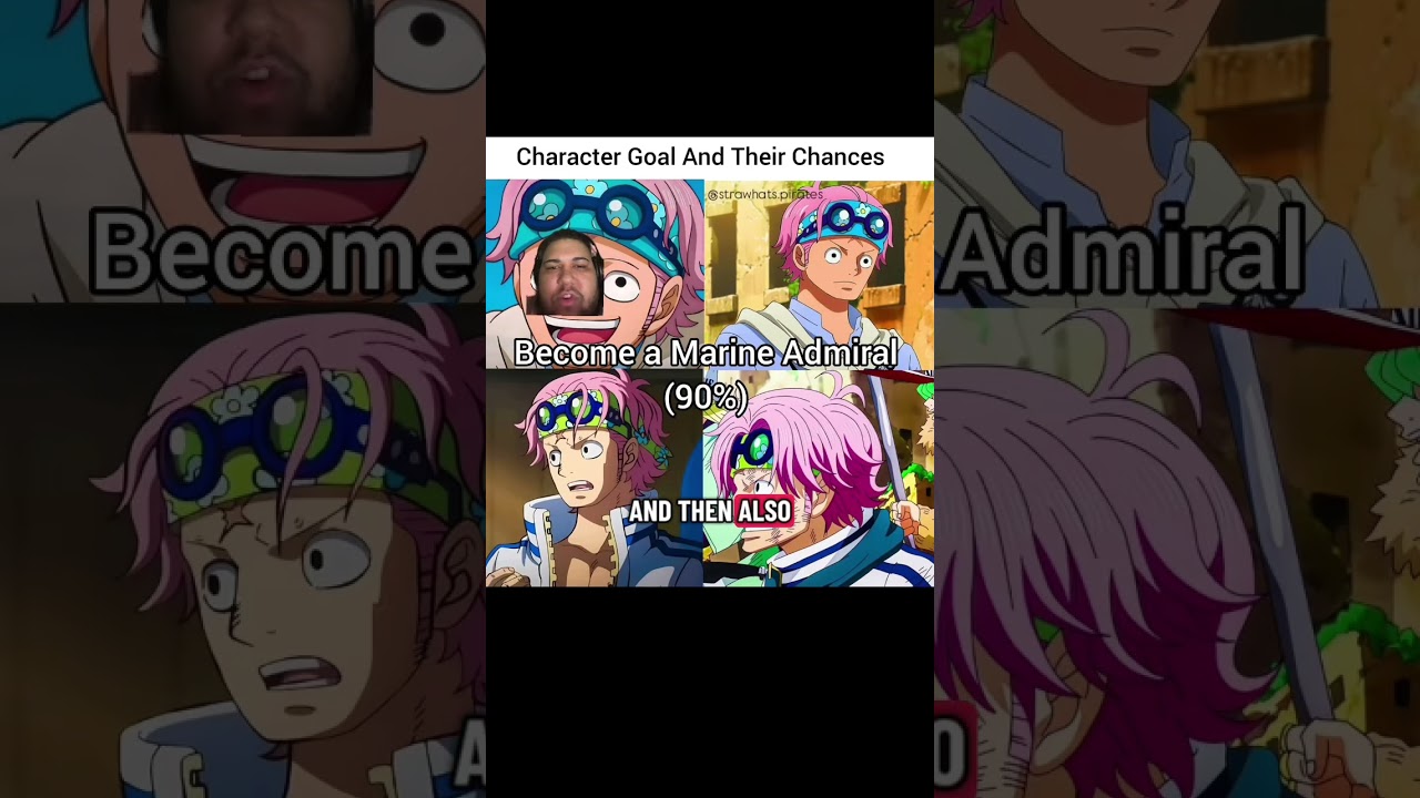One Piece characters chance that they achieve their goal💀 
