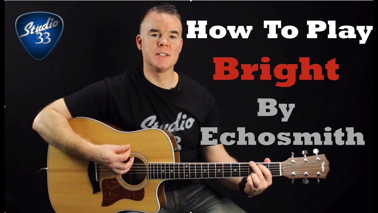How to Play BRIGHT by Echosmith - Easy Beginner Guitar Song