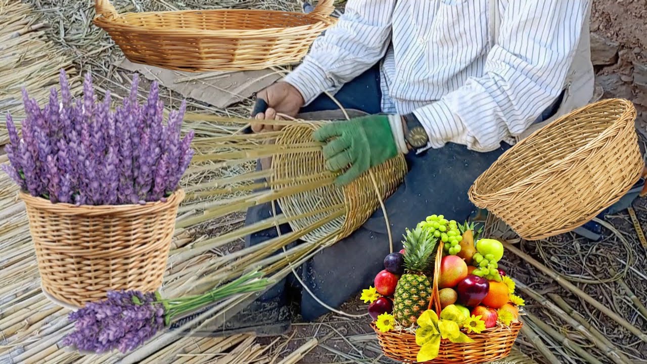 هاكفش كنخدمو سلة القصب باليدين بابسط طريقة(تحيا فلسطين الحبيبة النصر لاهل غزة باذن الله)
