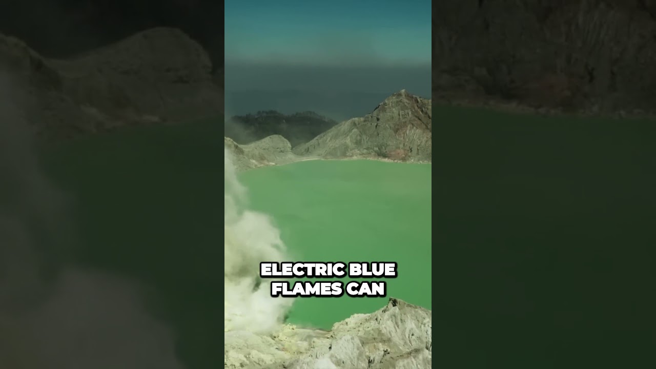 Deadly Beauty The Astonishing Blue Lava of Kawahijen Volcano