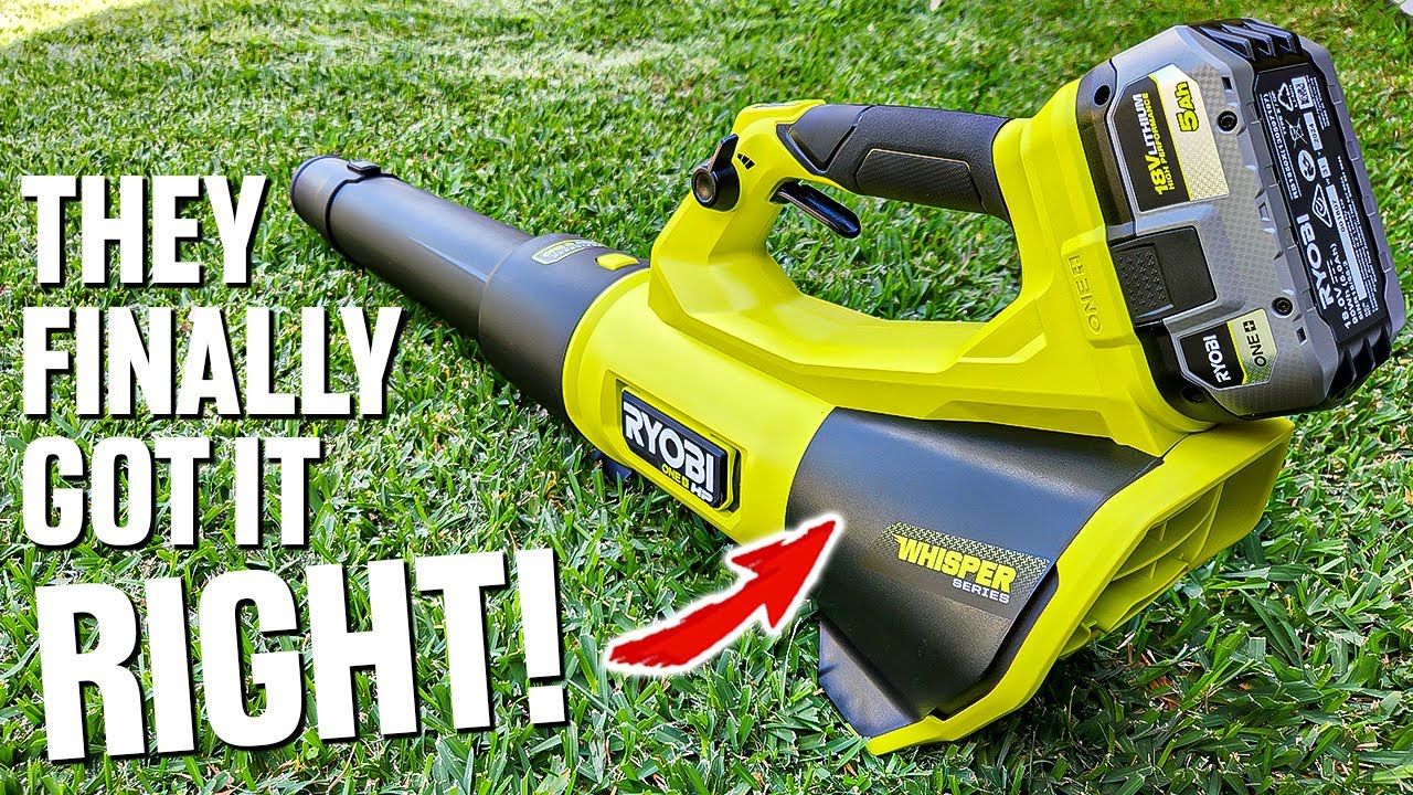 Ryobi creates a winner finally! // Ryobi 18V BRUSHLESS 510CFM Jet Blower