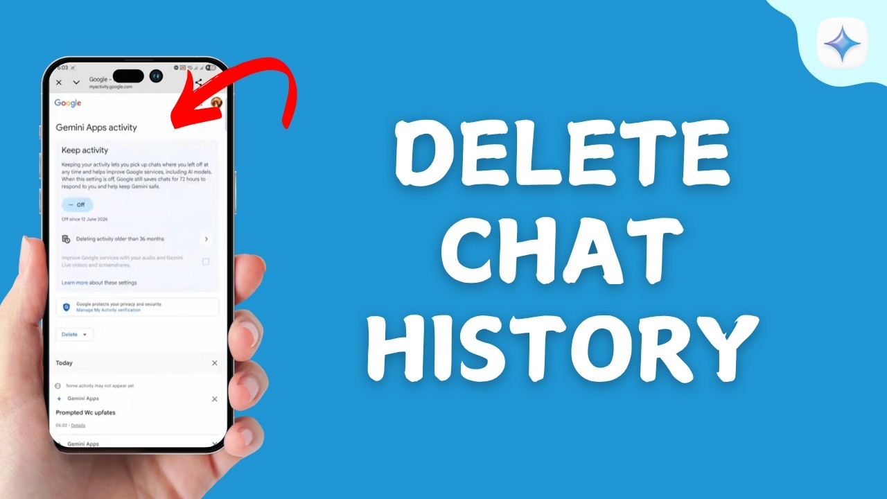 How to Delete Gemini Chat History