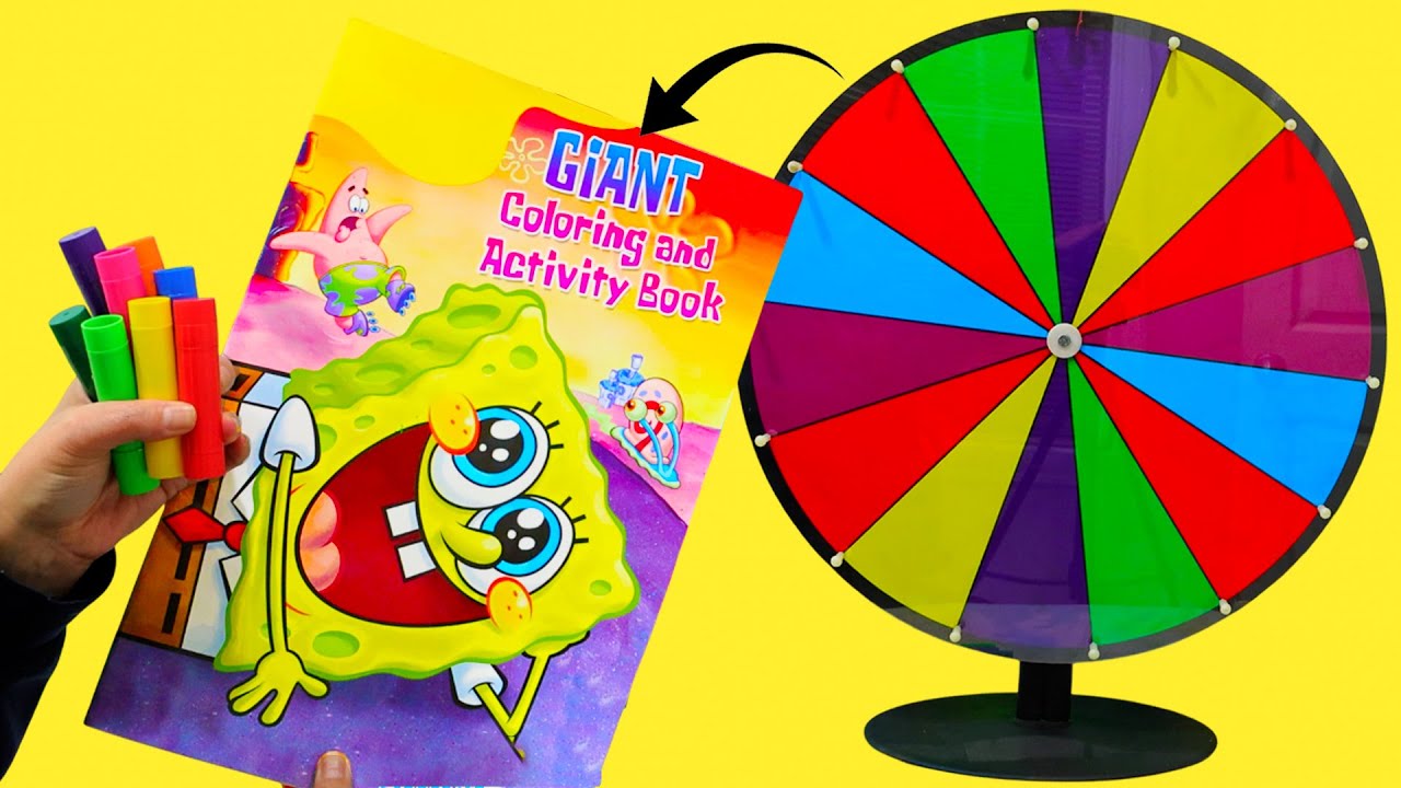 La ruleta escoge la actividad de Bob Esponja