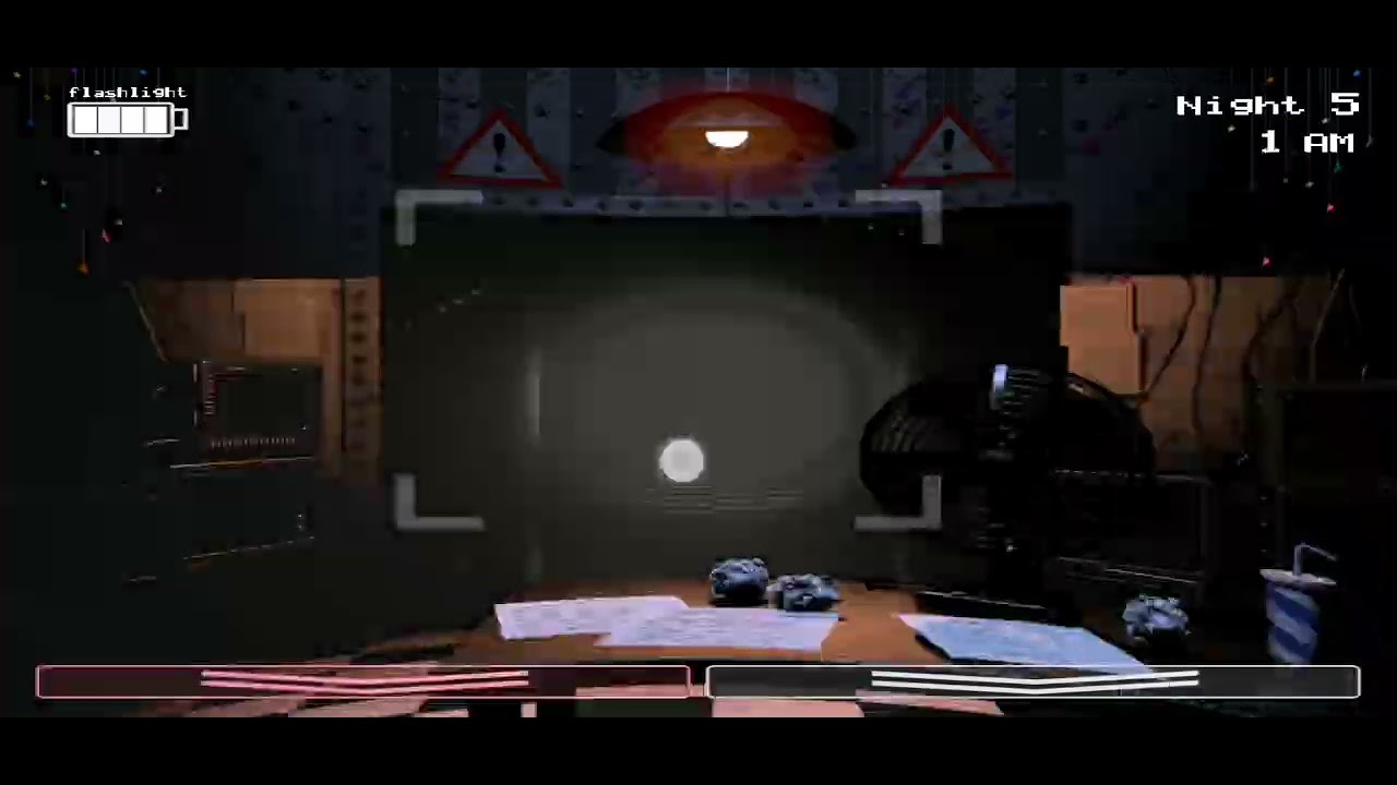 Jugando FNAF 2 y perdón por no hacerlo completo es que me entró una llamada 