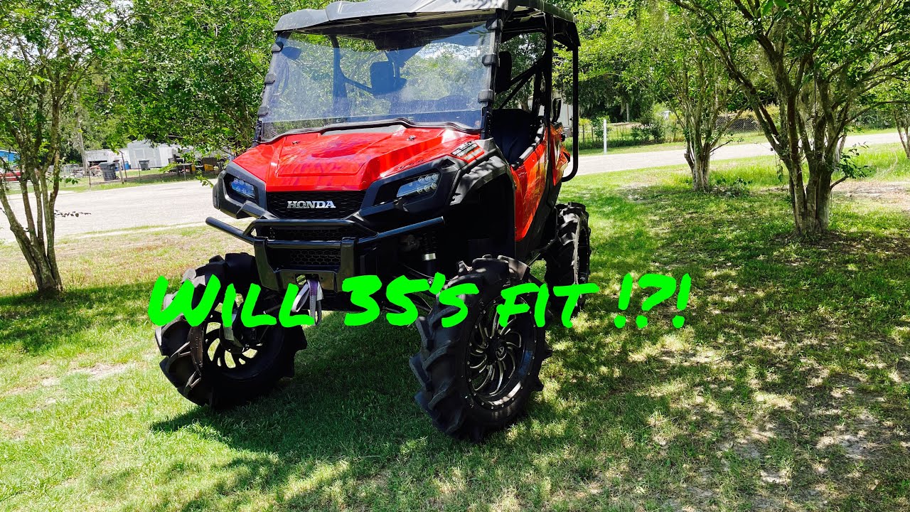 We put 35’s on a pioneer!