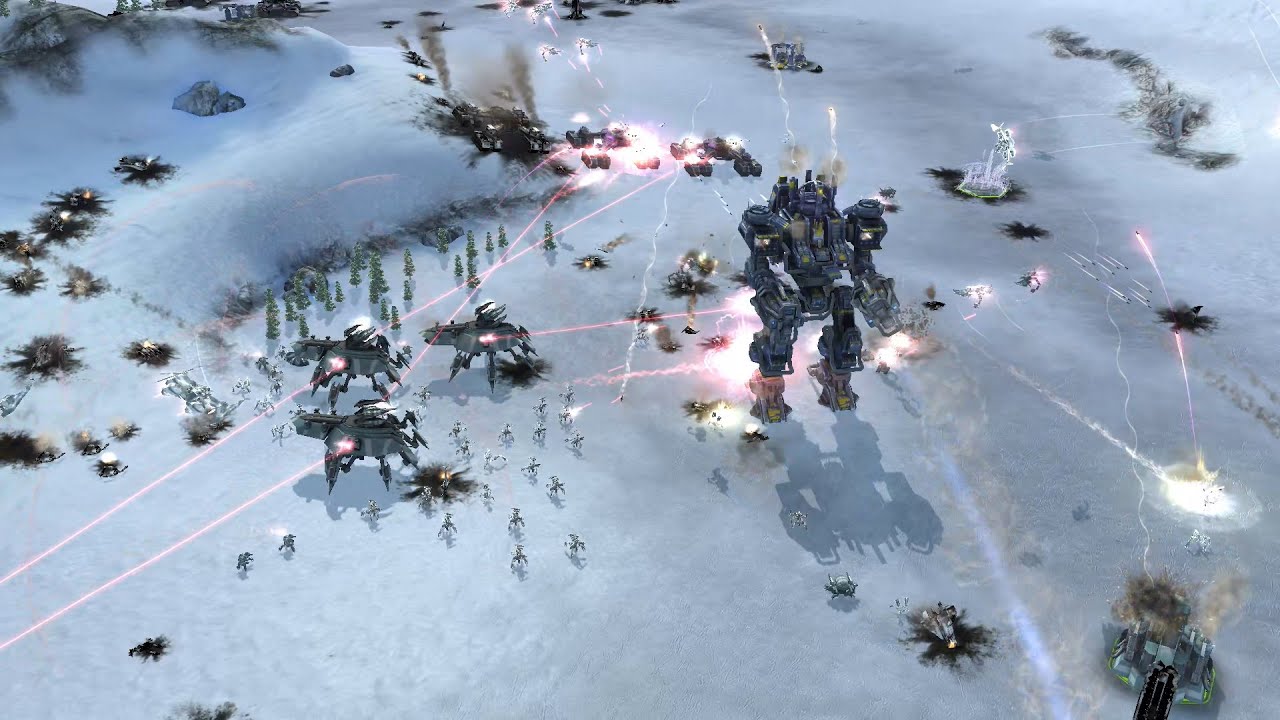 Cybran vs UEF - AI vs AI - Supreme Commander 2