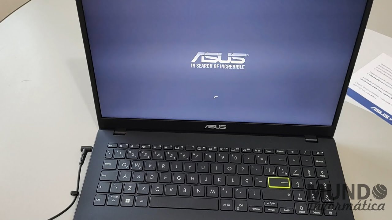 Notebook Asus E510M (unboxing, inicialização, configurações, upgrades)