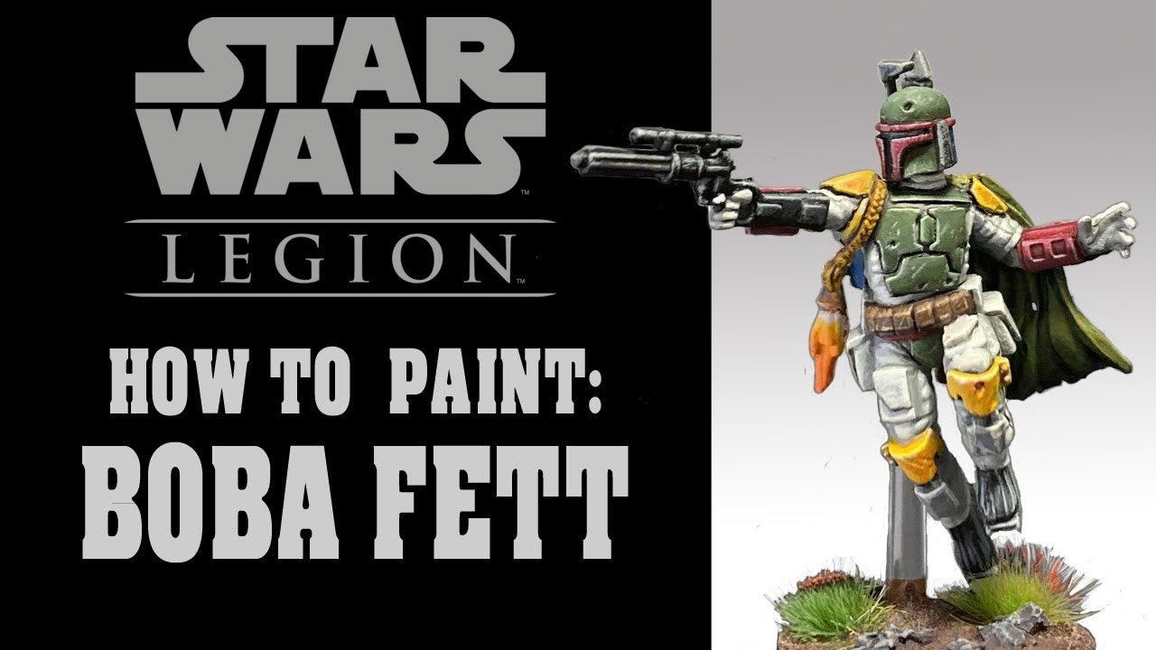 Star Wars Legion: How To Paint Boba Fett
