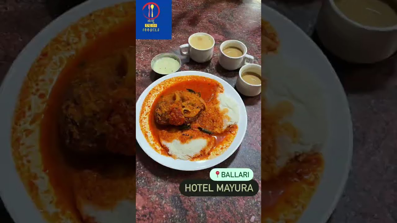 Hotel Mayura | Famous Breakfast spot in Bellary | #shorts