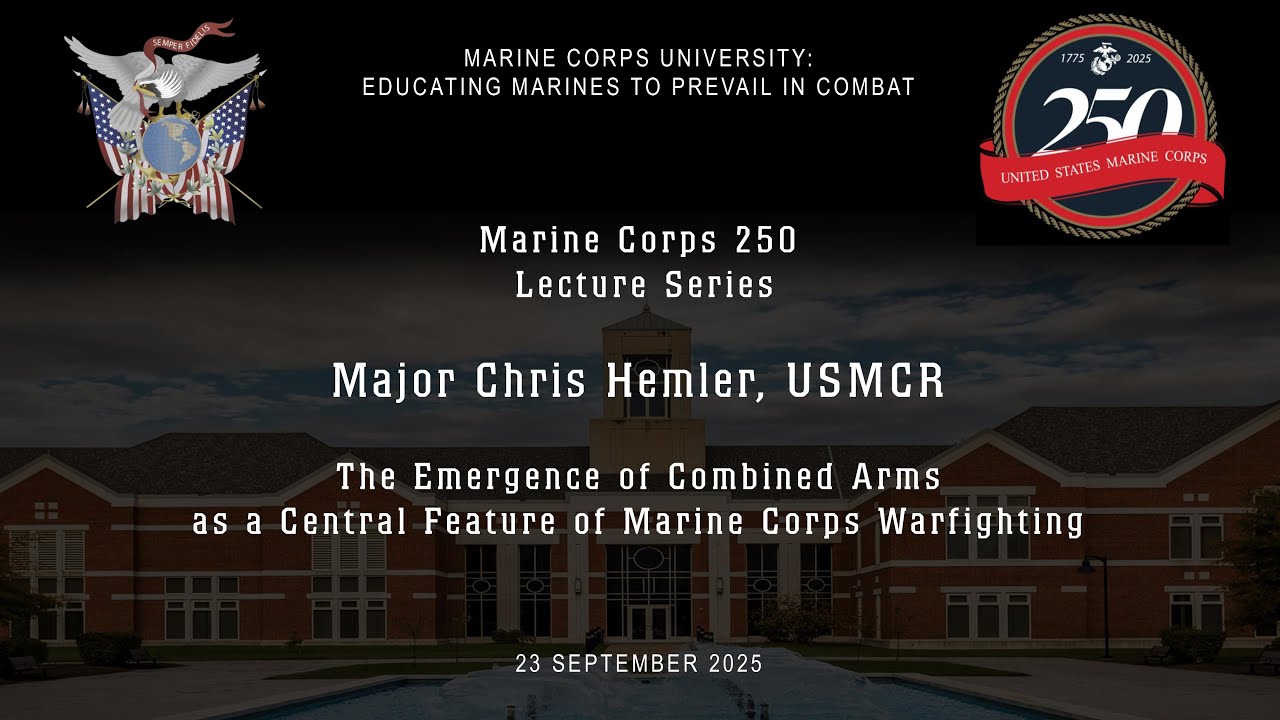 USMC 250 Lecture Series 1: Chris Hemler