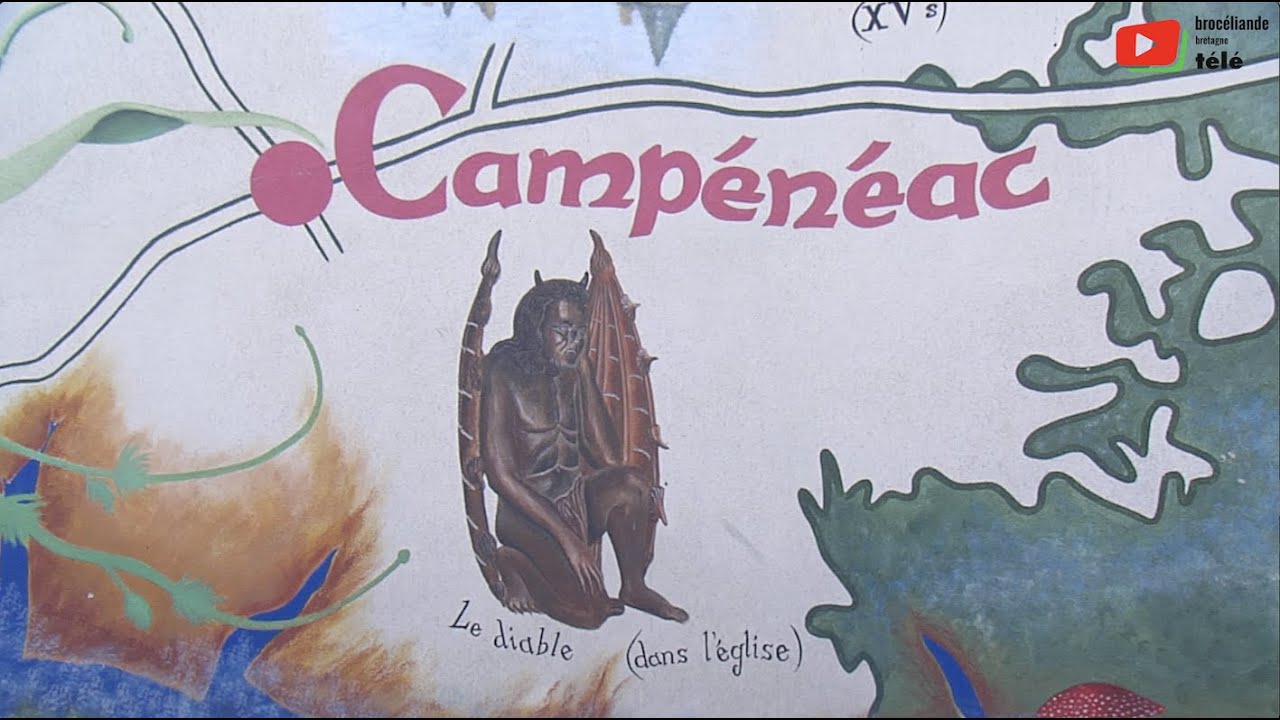 BROCÉLIANDE  🇲🇫 |   Le Diable dans l'Église de Campénéac  |  Brocéliande Bretagne Télé