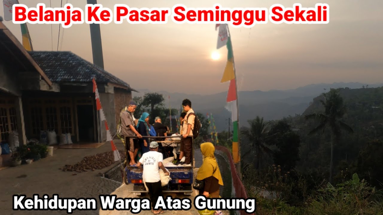 Kehidupan Warga Terpencil di Pasar Tradisional di Pelosok Pacitan