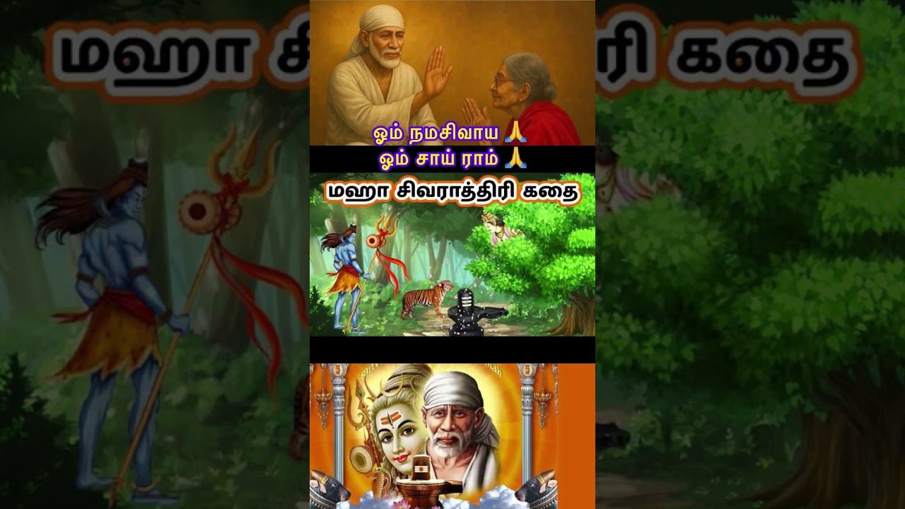 மஹா சிவராத்திரி மஹிமை🙏 #சாயிராம் #sivarathri #shivaratri #சிவராத்திரி #ஓம் #சாய்பாபா 