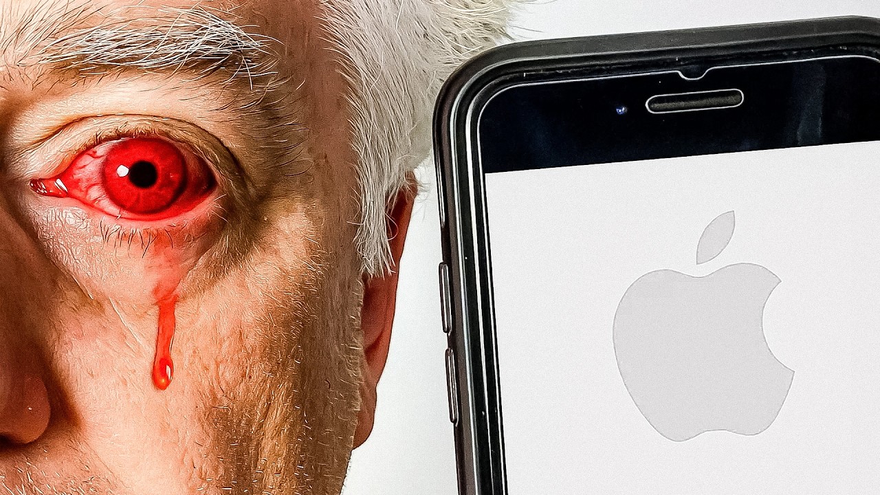 Pourquoi Apple s'entête à écrire des textes blancs sur blanc ?
