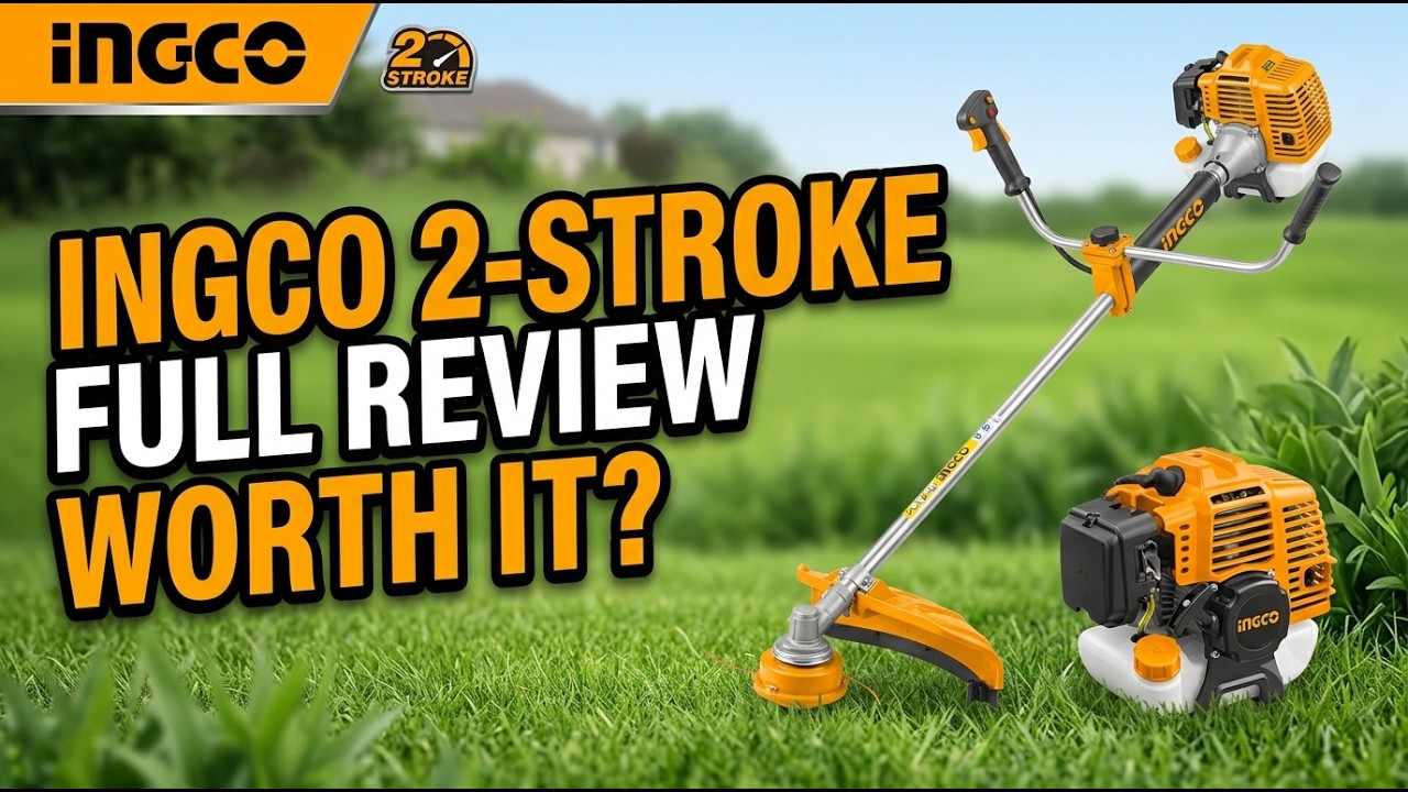 Ingco Grass Cutter/Bush Trimmer 2-stroke Review