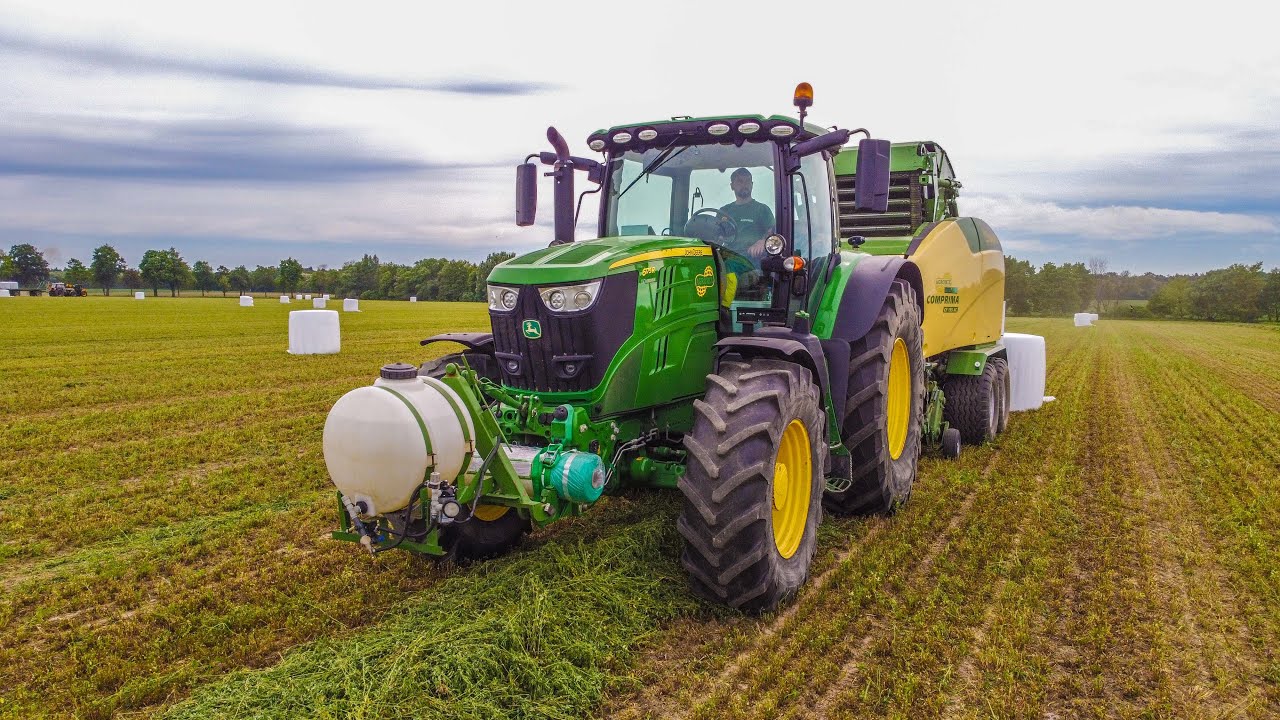 🔥Zbiór Traw Prasoowijarką Krone Comprima CF 155XC ! 😱 Agromix Rojęczyn w Akcji!🔥