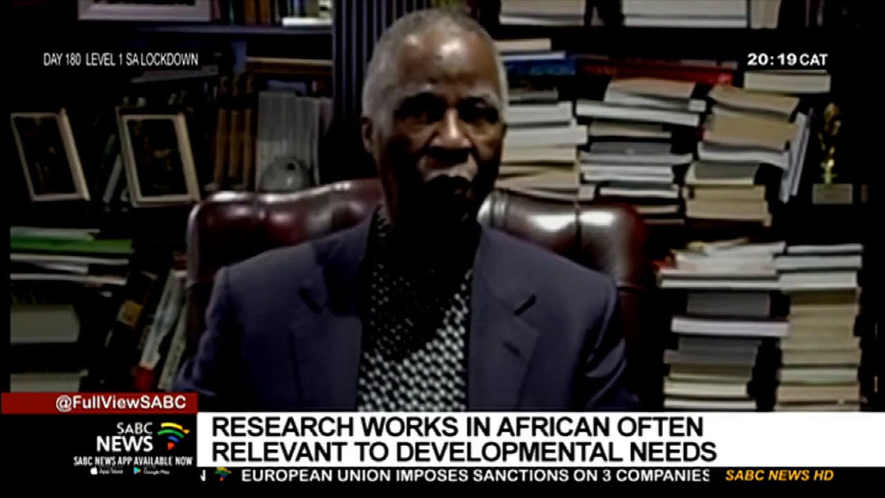 Thabo Mbeki on launch of his African School of Public and International Affairs