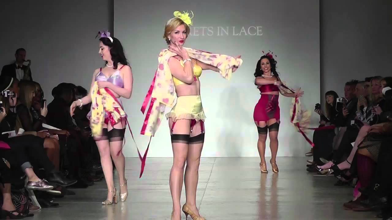 Secrets in Lace at Lingerie Fashion Week 2014 with Angie Pontani