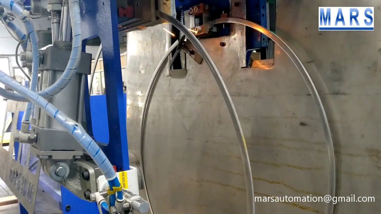 Automatic Spiral Wound Gasket Ring Making and Welding Machine