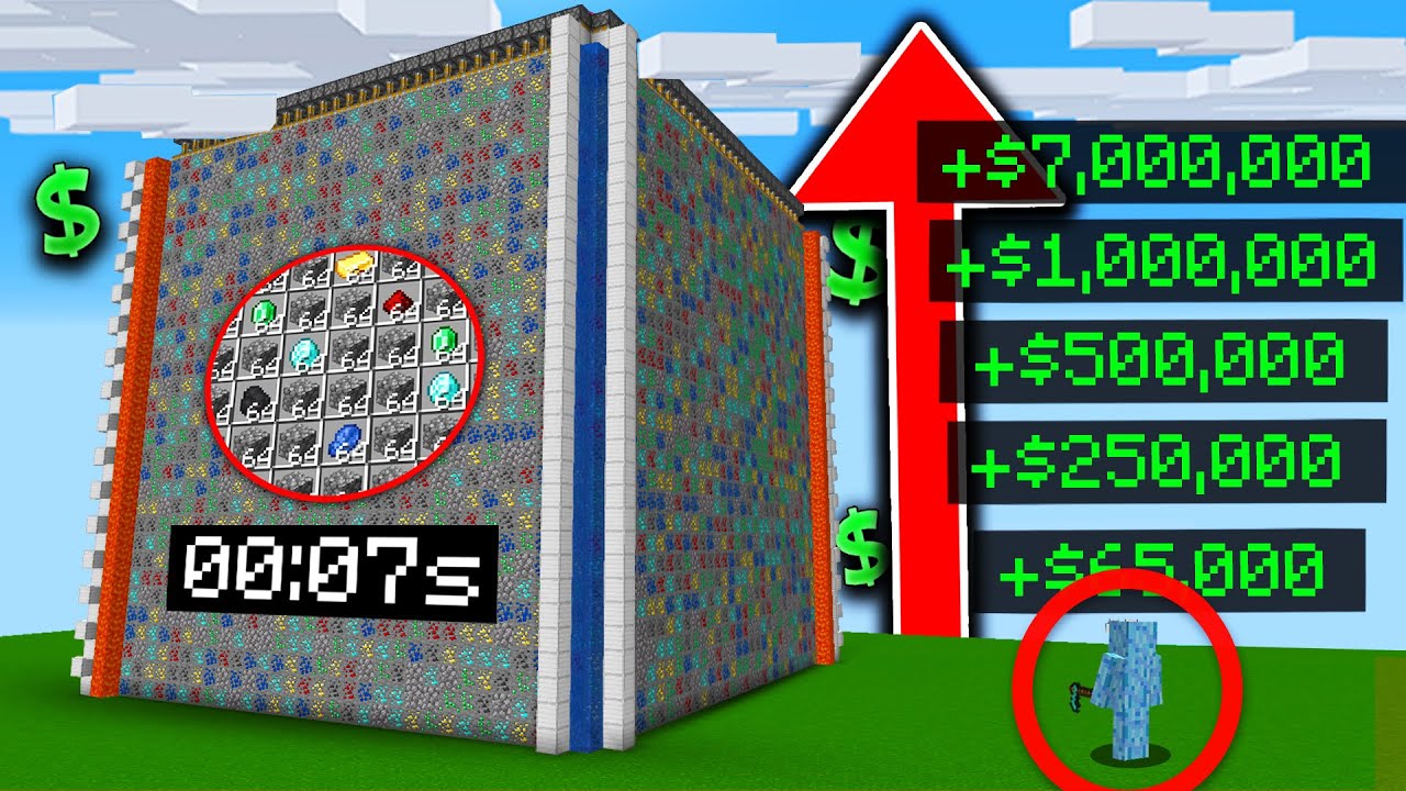 WORLD'S FASTEST COBBLESTONE GENERATOR! | Minecraft Skyblock