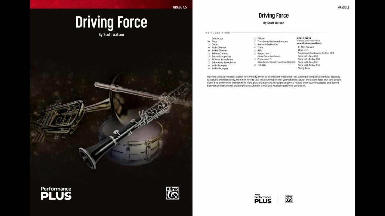 Driving Force, by Scott Watson &ndash; Score & Sound