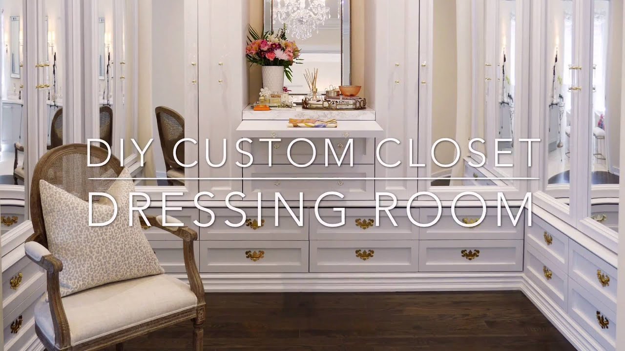 DIY Custom Closet Dressing Room | Classy Glam Living