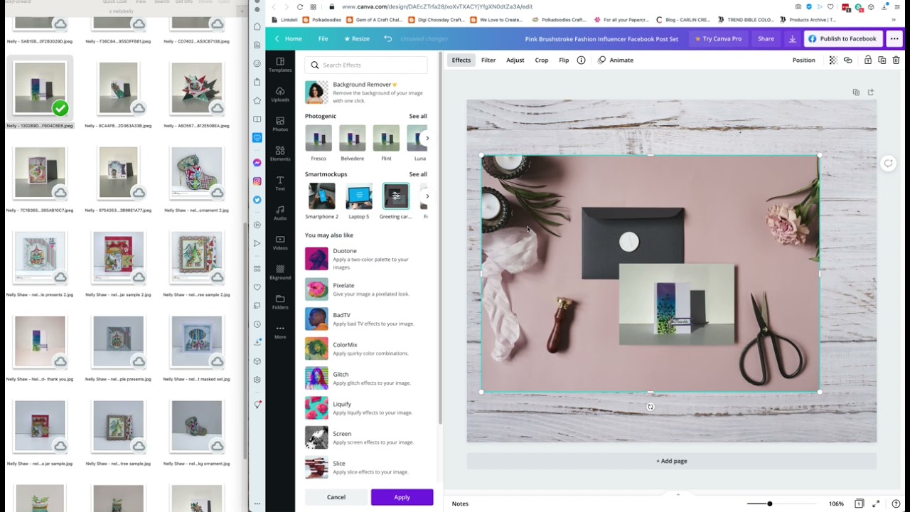 How Crafters can use Canva FREE to edit digital craft downloads