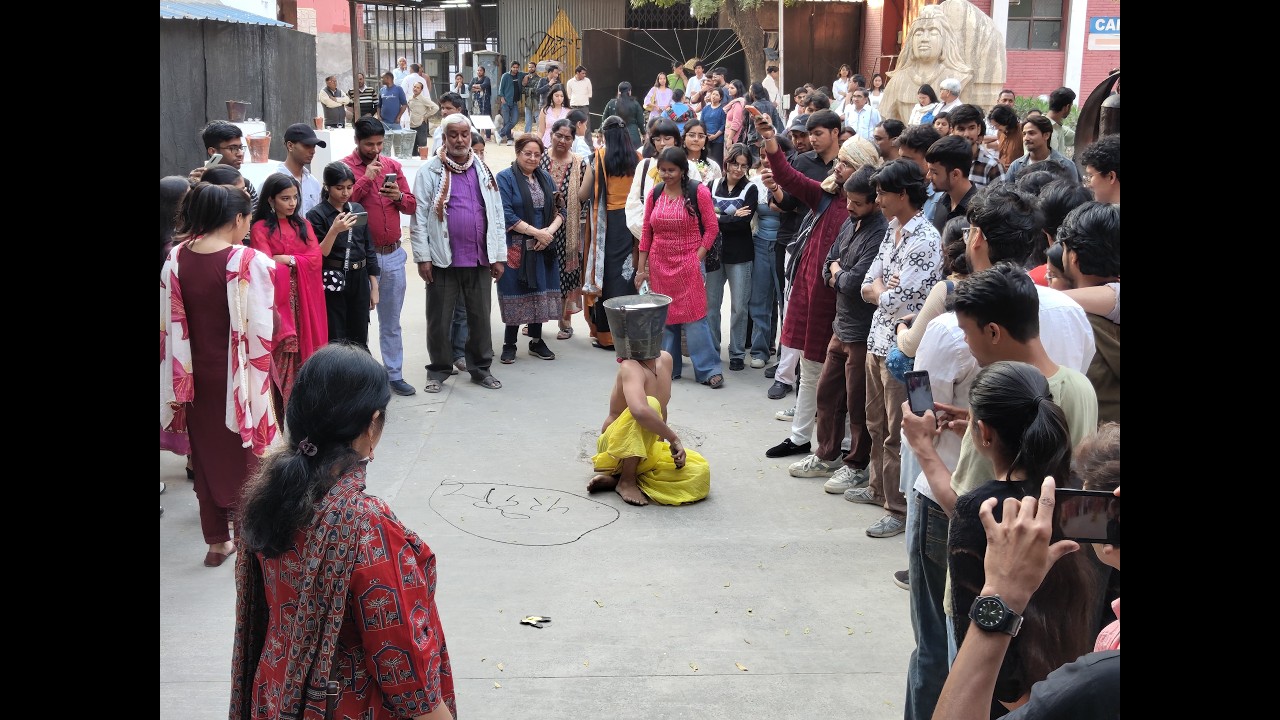 Pardes | Performance Art - Raw Video | Deepak Kumar Rai