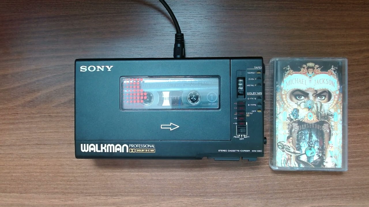 Sony Walkman WM-D6C playing Heal the World by Michael Jackson