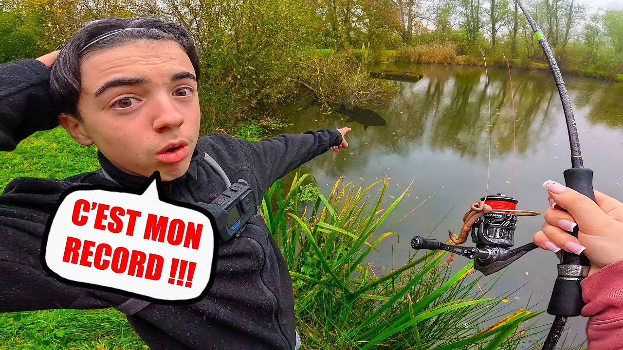 Cet abonn&eacute; explose son record dans ce petit &eacute;tang communal !!! ( p&ecirc;che au ver )