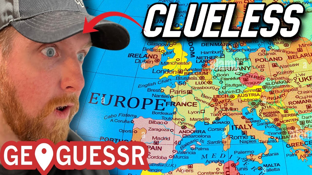 American Tries Geoguessr Europe for the FIRST Time!