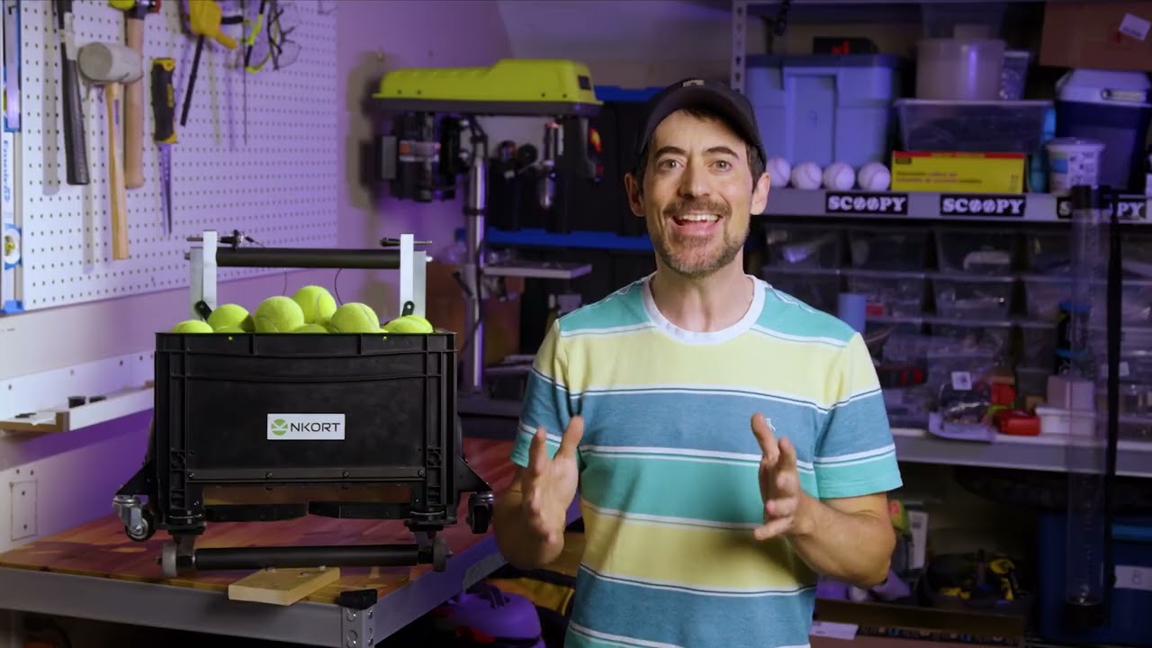 FLIPP All-In-One Tennis Ball Picker/Hopper by NKORT®