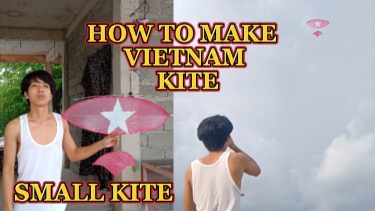 Vietnam Kite Tutorial ( VIETNAM KITE FROM A COCONUT STICKS ) Paano gumawa ng Saranggola o Guryon
