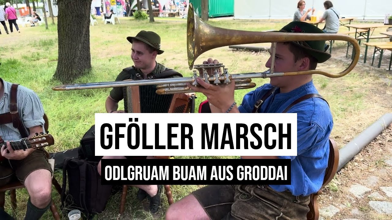 24.05.2024 Berlin Demokratiefest Odlgruam Buam aus Groddai - Gföller Marsch