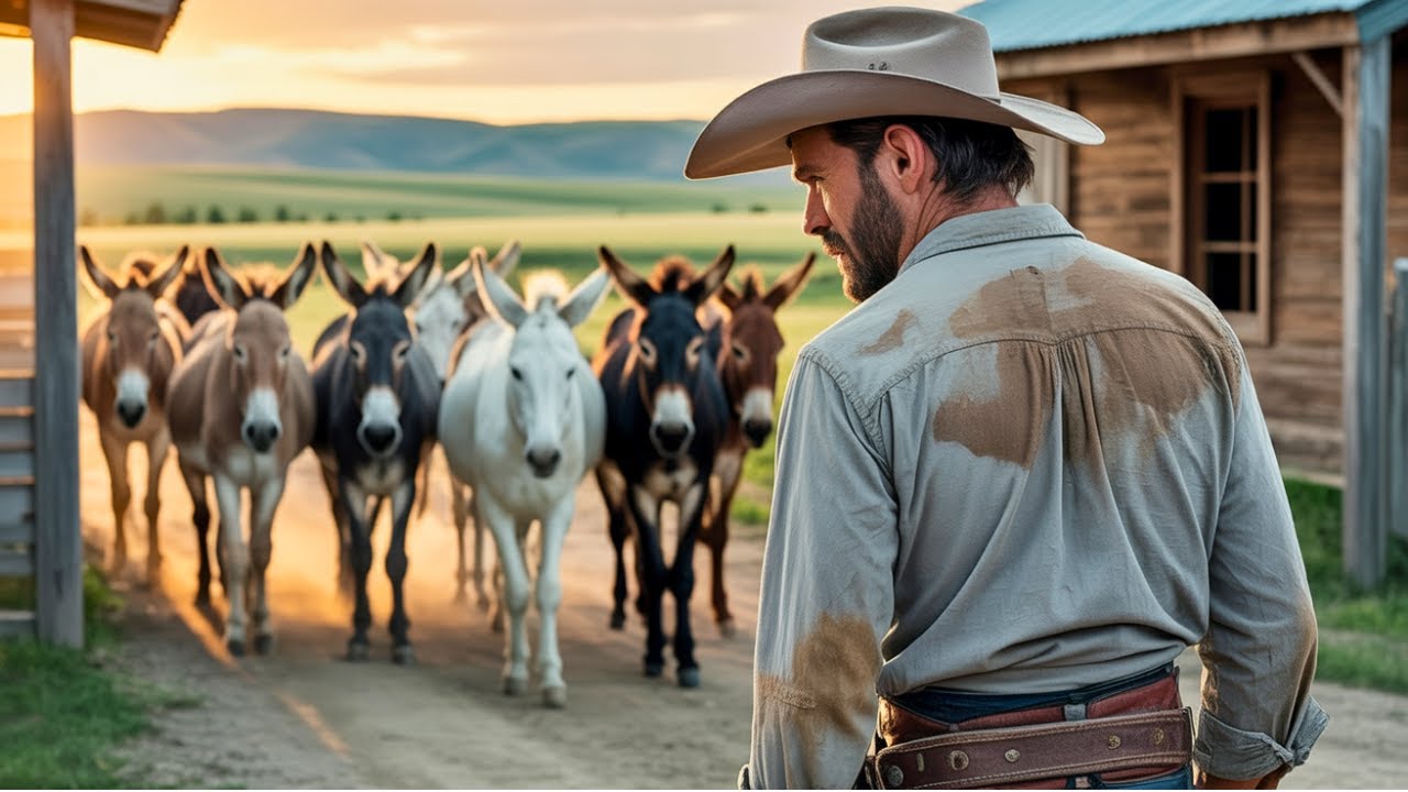 Poor Cowboy Won 8 Donkeys at the Card Game, But He Had SHOCKING PLANS!