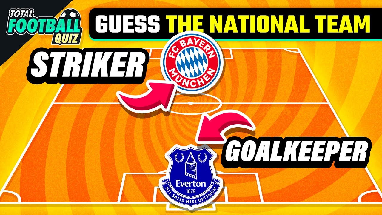 GUESS THE NATIONAL TEAM BY STRIKER AND GOALKEEPER - PLAYERS' CLUB | TFQ QUIZ FOOTBALL 2024