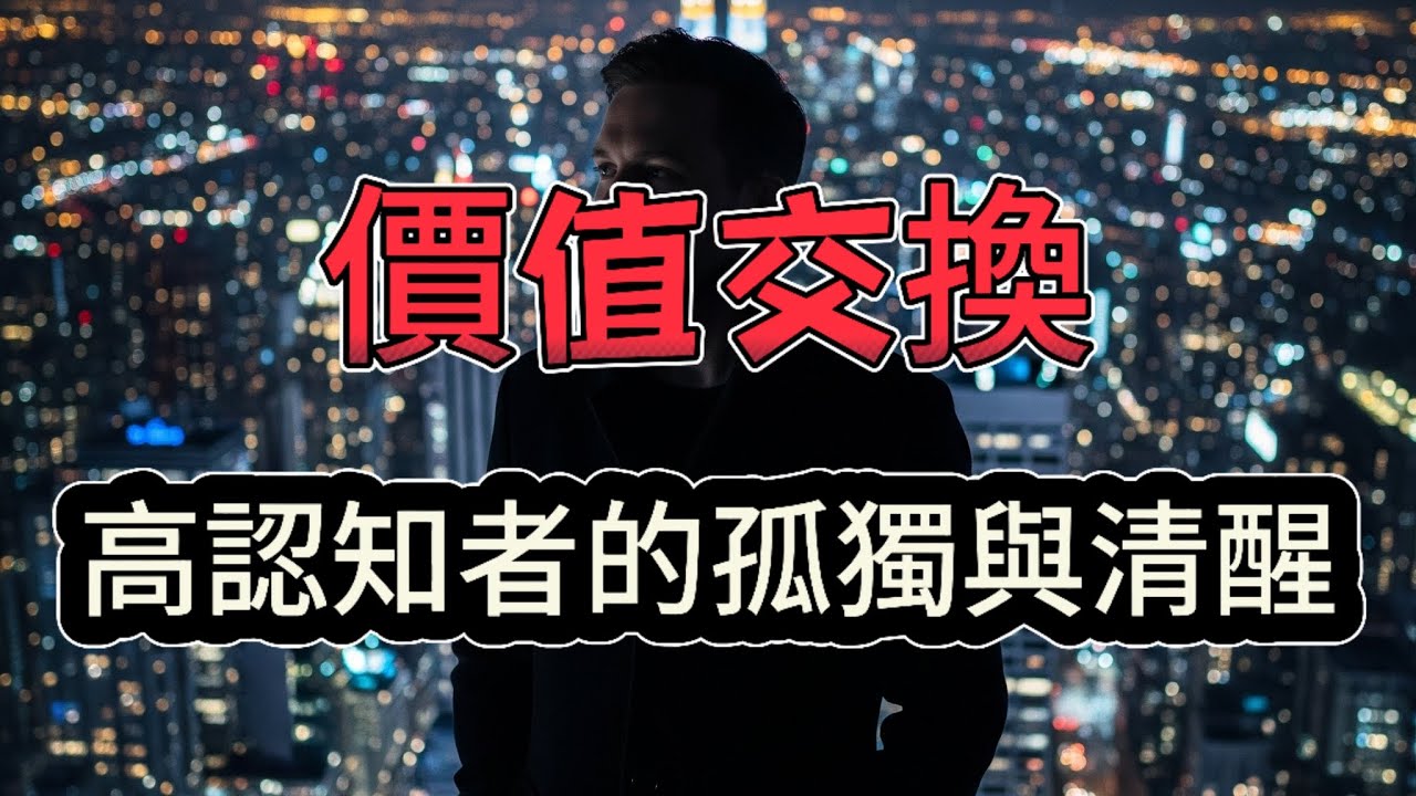 價值交換：高認知者的孤獨與清醒#認知能力#心靈成長#個人提升#價值交換#達克效應