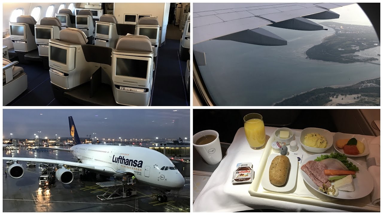 LUFTHANSA Business Class Miami-Frankfurt A380 | Flight Report | LH463 | 02.02.2017